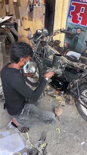 ho gyi modified splendor plus pro #modification #newrap