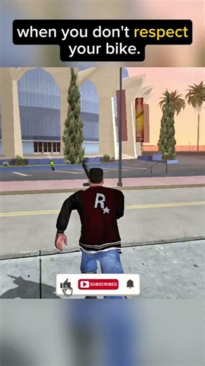 bike needs respect - gta san andreas #gtasanandreas #bikeflips #bikestunt #shorts