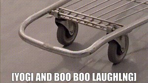 [YOGI AND BOO BOO LAUGHlNG]