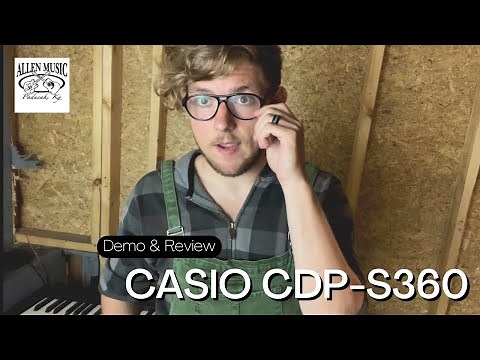 CASIO CDP-S360 [Intense Demo & Review by Seth Brown] Authentic Weighted 88 Key Hammer Action.