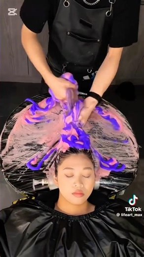 #shorts🔥☠️🔥#power of Haircolour #viral#foam dye#tik#hair transformation