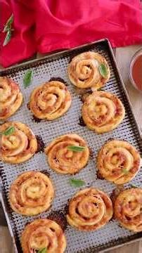 ROLLS de PIZZA rellenos con Jamón y Queso - CUKit!