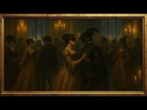 Midwinter Masquerade Early Renaissance | Gold Frame TV Art | Art Screensaver for TV | Wallpaper
