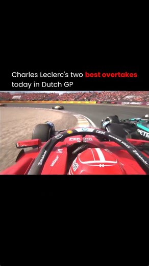 Racewhiz on Instagram: "Two of the best overtakes by Charles Leclerc today at Dutch GP before crash Follow @pushlapf1 for more like this. #f1 #charlesleclerc #pov #overtakes #zandvoort #dutchgp"
