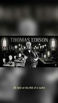 Thomas Edison: The Man Who Lit the World-#thomasedison, #inventor, #innovation, #history,#science,