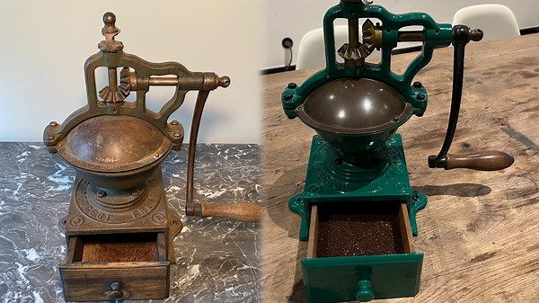 Restoring an Old Coffee Grinder to a Masterpiece