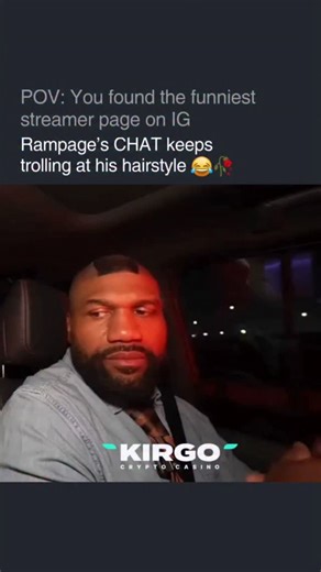 Streamer Crib on Instagram: "Code: RAMPAGE only on @kirgo Quinton "Rampage" Jackson is a renowned American mixed martial artist, actor, kickboxer, and former professional wrestler, widely recognized for his aggressive fighting style and charismatic personality. He achieved significant success in both the Pride Fighting Championships in Japan and the Ultimate Fighting Championship (UFC) in the United States, becoming the UFC Light Heavyweight Champion and unifying the UFC Light Heavyweight Champi