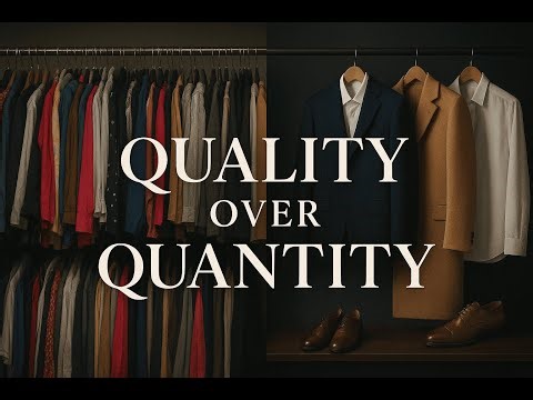 Quality Over Quantity Building a Luxury Wardrobe