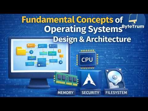 1 Fundamental concepts related of Operating Systems design and architecture