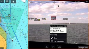 Enhanced on water perception on your Raymarine Axiom® with ClearCruise™ Augmented Reality | Raymarine USA