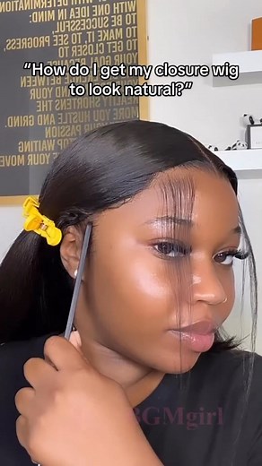 4.4K views · 105 reactions | How to get the closure wig to look...