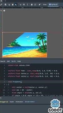 Clock Sweep Shader Tutorial | Radial Reveal Effect in #godot