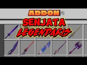 ADD-ON Senjata legendaris yang sangat keren [Minecraft mod senjata legendaris terlengkap]