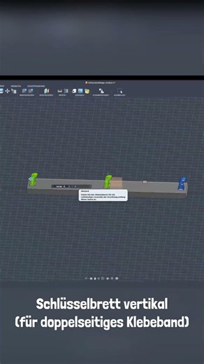 Quick Fix! 🔑 Key rack from a 3D printer