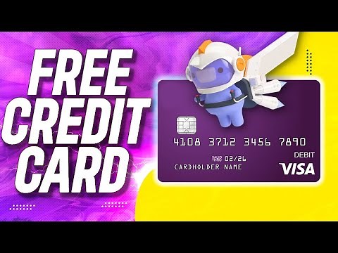 How To Get a FREE Credit Card For Discord Nitro 2022