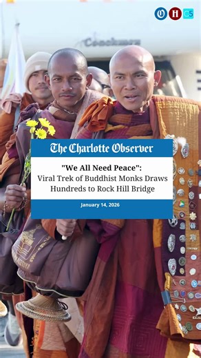Buddhist Monks Trek for Peace in the Carolinas
