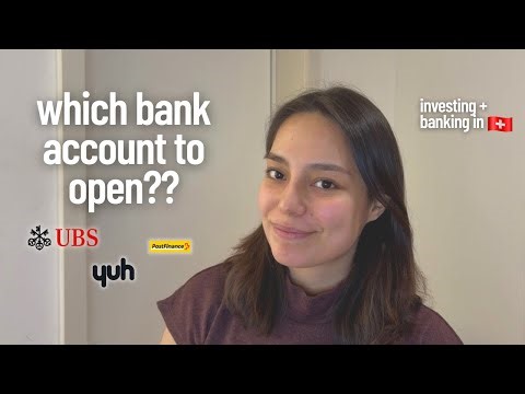 Banking in Switzerland for International Students + Investing | UBS, PostFinance, Yuh, Kantonal Bank