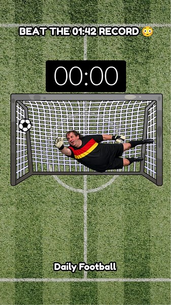 ❗ The 01:42 record is still unbeaten… almost nobody hits the exact frame. What’s YOUR time? 🏆 Want your name on tomorrow’s leaderboard? Follow • Share • Comment your score ⏸️ Pause at the precise moment the goalkeeper saves the penalty. Most viewers miss it by just one frame. 👇 Enter your attempt Comment TIME   SAVE 📸 Screenshot = proof if you actually nailed it 🏆 The challenge is live… Will YOU be the first to break 01:42? #footballshorts #footballquiz #pausechallenge #reactionchallenge #ti