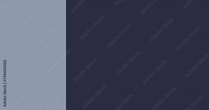 Simple transition animation. Modern red and gray shapes transition in horizontal direction on white background.