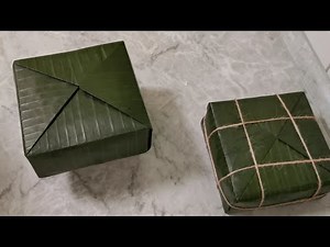 ✅ How to Fold Leaves to Wrap Banh Chung 2021 | Van Phi Thong |