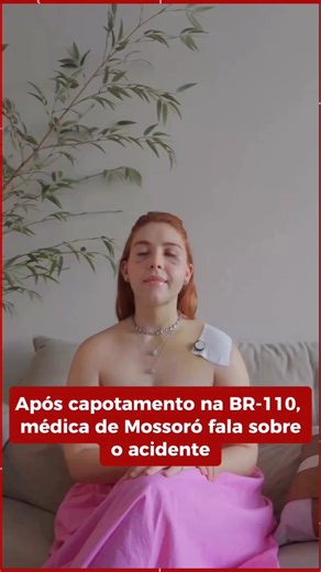 Fim da Linha - Estamos onde tudo acaba on Instagram: "A médica mossoroense Yasmin Rosado sobreviveu a um grave capotamento registrado na manhã de terça-feira (9), na BR-110, no trecho que liga Mossoró a Areia Branca. Ela seguia para o trabalho quando perdeu o controle do carro, que saiu da pista e capotou diversas vezes. O veículo ficou completamente destruído. Segundo o relato da própria médica, o acidente aconteceu de forma abrupta. Yasmin afirma não lembrar exatamente como tudo começou, apena