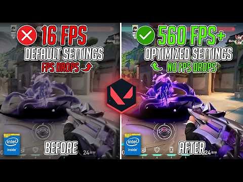 Valorant Act 2 - BEST PC Settings to FIX FPS Drops, Lags, Stutter & Input Delay on ANY PC 📈