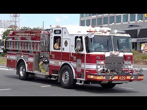 Fairfax County Fire & Rescue Engine 429 Responding