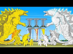 BLOOP, PYTHON, SHARK, Godzilla & KONG: Monster Tail Size Comparison #2| Atomic Breath