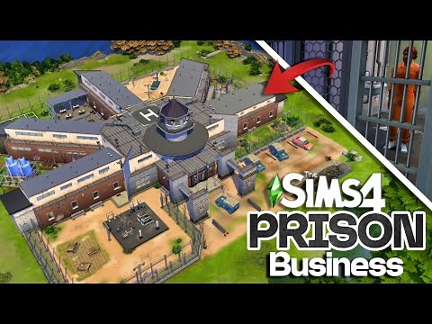 I built a FUNCTIONAL PRISON in sims 4 with the new Pack! | NOcc | Sims 4 business and hobbies build
