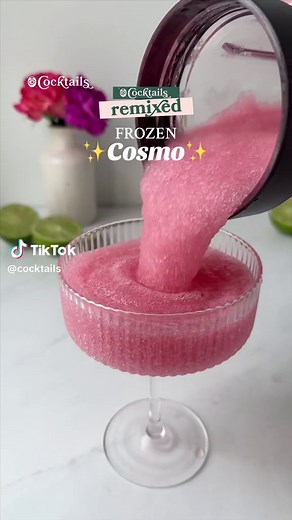 Refreshing Frozen Cosmo Cocktail Recipe
