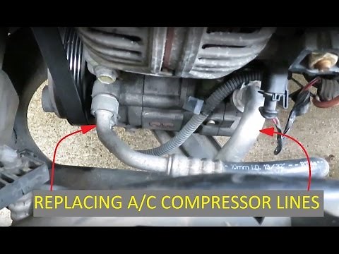 Saturn L Series A/C Line Replacement