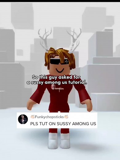 How to Make a Sussy Among Us Avatar Tutorial