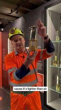 What is a flame-safety lamp?