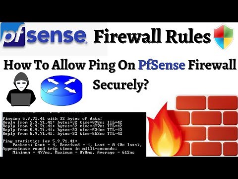 Pfsense Firewall Tutorial | How To Allow Ping On PfSense Firewall Securely?🔥🧱