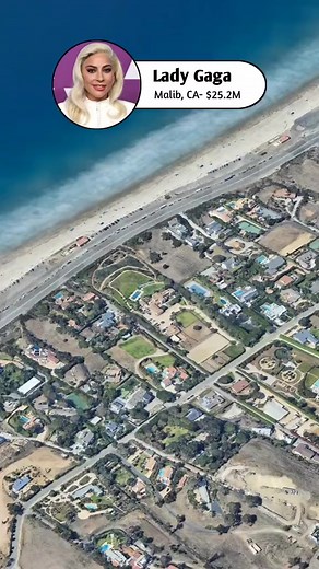 Lady Gaga Mansion in Malibu, California worth $25.2M #ladygaga #singer #celebrityhouse #mansion | Real Estate of Stars