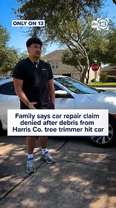 158K views · 1.9K reactions | Only on 13: A young driver says his car was hit by a tree-trimming crew in Harris County. His family says a police report confirms that workers were at fault, but they're still on the hook to pay for repairs. | ABC13 Houston | Facebook