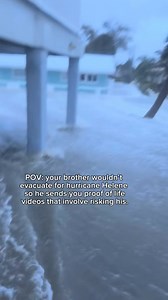 23M views · 138K reactions | Hurricane Helene storm surge. #hurricane #HurricaneHelene #florida #stormsurge | Lauren the Mortician | Facebook