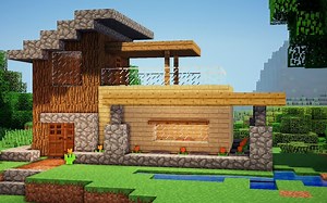 【建筑教程】手把手带你建造一个木制别墅！by.WiederDude