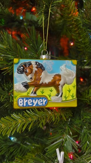 Trim the tree with Breyer this holiday season! 🎄 We have everything you need to add a little equestrian (or unicorn!) flair to your decor with our 2025 ornament collection. 🐴🦄 Find them as part of the Breyer Holiday Collection, available at your local retailer or BreyerHorses.com! | Breyer Model Horses