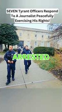 Backup Now "we will arrest you" #firstamendment #audit