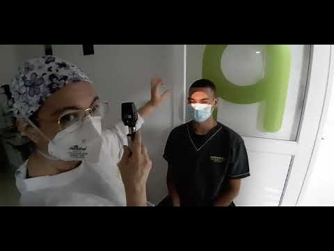 Realización del reflejo rojo o de Bruckner