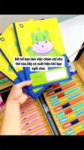 Bút vở mực Sao Thiên, luyện chữ đẹp