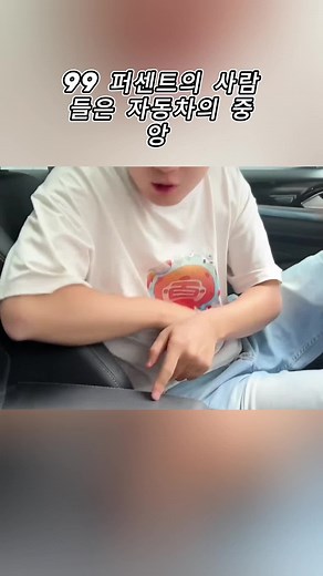 자동차 중앙 팔거리 상자의 숨겨진 냉장고 기능