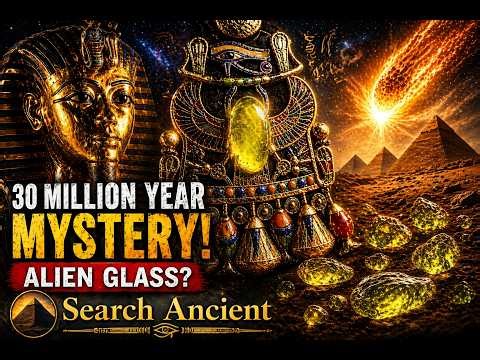 Alien Glass in King Tut’s Necklace? 30 Million Year Old Mystery Explained #kingtut #historymystery
