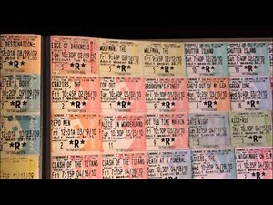 The Best Movie Stub Ticket Collection on YoutTube! 850 Stubs $7000.00 Cinemark