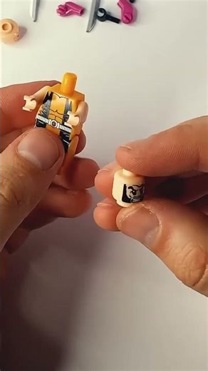 LEGO Wolverine minifigure #shorts #wolverine #legominecraftminifigures