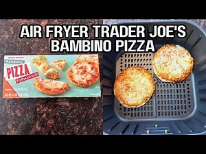 Air Fryer Bambino Pizza 🍕 Easy, Crispy & Delicious Trader Joe’s Hack Ready in 8 Minutes!