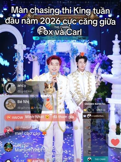 Chasing Căng giữa Fox và Carl tuần thi King 2026