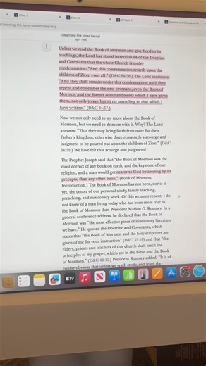 ۞Latter Day Chad۞ on Instagram: "President Ezra Taft Benson declared in 1986 that the Church is still under the same condemnation pronounced by the Lord in Doctrine and Covenants 84—a condemnation that came because the Saints had taken lightly the Book of Mormon. The Lord’s warning is direct: we will remain under this condemnation until we repent and remember the new covenant, not only to say, but to do according to what is written. This is not just about reading the scriptures-it’s about living