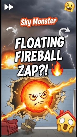 Ball Lightning: Floating Fireballs That Zap Houses! #Shorts #BallLightning #WeirdWeather